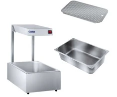 Royal Catering Gastronominė šildymo lempa, maisto šildytuvas 500W + GN1/1 talpa