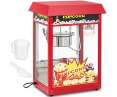 Royal Catering Retro stiliaus spragėsių sprogdiklis 1500 W 5kg/val. – raudonas