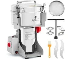 Royal Catering Profesionalus elektrinis malūnėlis prieskoniams, žolelėms, kavai, riešutams, 1000 g, 3000 W