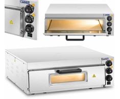 Royal Catering Vienos kameros picos orkaitė su stiklu 1 pica 60 cm 230 V 3000 W