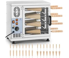 Royal Catering Vengriškų pyragų kepimo mašina trdelnik kurtosz 300C 3500W 230V