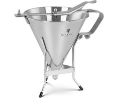 Royal Catering Grietinėlės padažo dozavimo pistoletas ant nerūdijančio plieno stovo + 3 purkštukai 1,8 l