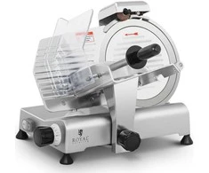 Royal Catering Elektrinė parduotuvės pjaustyklė šaltai mėsai ir sūriui 150W, 250mm diskas