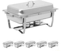 Royal Catering Maisto šildytuvas makaronams GN 1/1 7,5 l PLIENAS - 6 vnt. rinkinys.