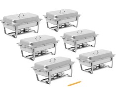 Royal Catering Maisto šildytuvas makaronams GN 1/1 7,5 l PLIENAS - 6 vnt. rinkinys.