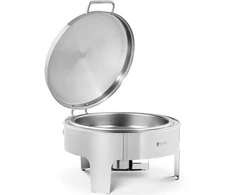 Royal Catering Apvalaus stalo maisto šildytuvas pastai su dangteliu, skersmuo. 39 cm 5,8 l