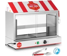Royal Catering Šildytuvas, šildymo ekranas dešrainiams, 300 dešrų, 100 bandelių, 30 - 110 C, 2400 W
