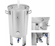 Royal Catering Konteinerio fermentacijos katilas alaus fermentatorius su aušintuvu 30L