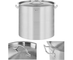 Royal Catering Maitinimo puodas su dangčiu, nerūdijančio plieno, indukcinei viryklei, 50 L
