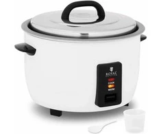 Royal Catering Ryžių viryklė, elektrinis puodas ryžiams virti, 10L