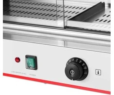 Royal Catering Šildytuvas, šildymo ekranas dešrainiams, 300 dešrų, 100 bandelių, 30 - 110 C, 2400 W
