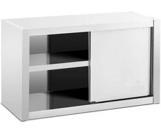 Royal Catering Maitinimo sieninė spinta su stumdomomis durimis, Plieninė, 100 x 45 x 60 cm