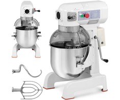 Royal Catering Spiralinis planetinis maišytuvas su nuleidžiamu dubeniu, 20 l, 700 W
