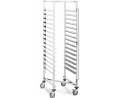 Royal Catering Kepyklos transportavimo vežimėlis padėklams su 15 lentynų, 600 x 400 mm