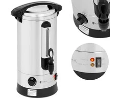 Royal Catering Warnik karšto vandens šildytuvas dvigubas sienas plieno 8.7L 1500W