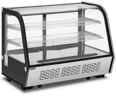 Royal Catering Šaldymo vitrina, stiklas, 3 lygiai, 160 l