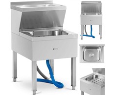 Royal Catering Mop valymo kriauklė su praustuvu 61 x 50 x 84,5 cm
