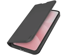SBS Wallet Smooth dėklas skirtas Samsung Galaxy S26 with Flip – juodos spalvos