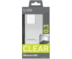 SBS plonas dėklas Motorola Moto G06 telefonui - permatomas