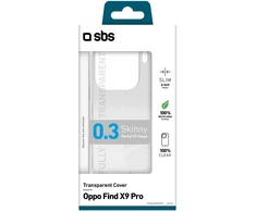 Dėklas SBS Skinny Cover for Oppo Find X9 Pro - Transparent