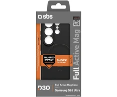 Dėklas SBS Full Active Case D3O samsung Samsung Galaxy S26 Ultra, MagSafe Compatible – juodos spalvos