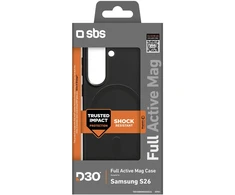 Dėklas SBS Full Active Case D3O samsung Samsung Galaxy S26, MagSafe Compatible – juodos spalvos