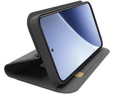 SBS Wallet Smooth dėklas skirtas Xiaomi 15 Pro with Flip – juodos spalvos