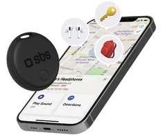 SBS Track My Circle Locator Compatible with Apple Find My – Juodas