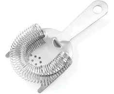 Spiralinis nerūdijančio plieno barmeno kratytuvo sietelis, ilgis 165 mm - Hendi 596753