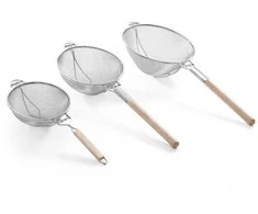 Profesionalus su sietelis su dvigubu tinkleliu, plieno skersmuo. 310 mm – Hendi 639016
