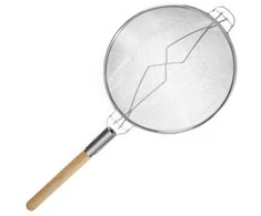 Profesionalus sietelis su dvigubu tinkleliu, plieno skersmuo. 360 mm – Hendi 639023