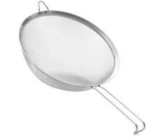 Sito sitko kuchenne stalowe nierdzewne gęste śr. 230 mm - HENDI 638903