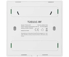 Sonoff belaidis 433MHz išmanusis sieninis jungiklis T2EU3C-RF (3 kanalų)