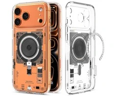 Spigen Ultra Hybrid MagSafe Neo One dėklas skirtas Apple iPhone 17 Pro - skaidrus