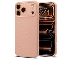 Dėklas Spigen Liquid Air Case for iPhone 17 Pro Max - Titanium Rožinė