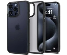 Spigen Ultra Hybrid Matte dėklas skirtas Apple iPhone 15 Pro Max, spalva - Frost Black