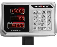 Virtuvinės svarstyklės Steinberg Systems Sandėlio svarstyklės su LED skaičiavimu 45 x 60 cm 150 kg / 20 g