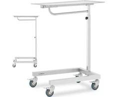 Steinberg Systems Staliukas reguliuojamas instrumentų vežimėlis STAL 60 x 40 cm