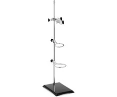 Steinberg Systems Laboratorinis stovas su priedais, 1 rankena, 2 žiedai 50 mm ir 70 mm