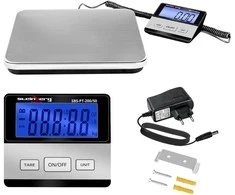 Virtuvinės svarstyklės Steinberg Systems Pašto platforminės svarstyklės siuntiniams SBS-PT-200/50 iki 200kg / 50g