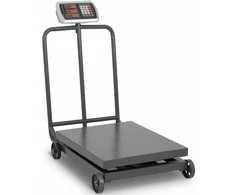 Virtuvinės svarstyklės Steinberg Systems Pramoninės platforminės svarstyklės ant ratų 600 kg / 100 g LCD