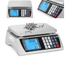 Virtuvinės svarstyklės Steinberg Systems Prekybos parduotuvės svarstyklių skaičiavimas LCD 22,3 x 17,4 cm 30 kg / 1 g