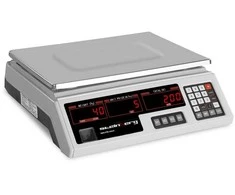 Virtuvinės svarstyklės Steinberg Systems Svarstyklės sklepowa kontrolna 330x240mm maitinimo šaltinis + akumulator 40kg / 2g - balta