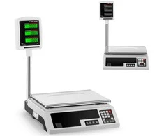 Virtuvinės svarstyklės Steinberg Systems Svarstyklės sklepowa platformowa 34x23cm maitinimo šaltinis + akumulator 30kg / 1g