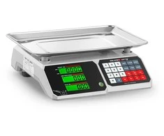 Virtuvinės svarstyklės Steinberg Systems Skaičiavimo bakalėjos svarstyklės su atmintimi ir vienetų skaičiavimo funkcija SBS-PW-301CB 30kg / 1g