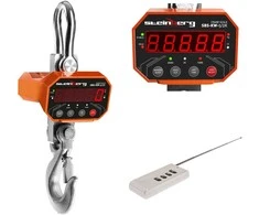 Steinberg Systems Pakabinamos svarstyklės - 5 TONOS - Kablio svarstyklės su nuotolinio valdymo pultu pramonei iki 5000 kg - LED