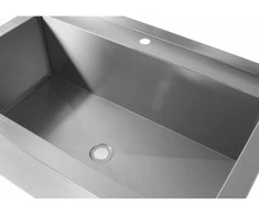 Maitinimo stalas su vienos kameros baseinu, suvirintas nerūdijantis plienas, 120x60x85 cm - Hendi 813430