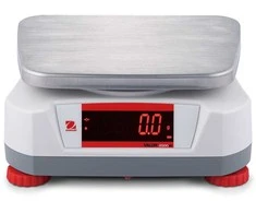 Virtuvinės svarstyklės VALOR 2000 virtuvės valdymo svarstyklės, maitinimo, vandeniui IP68 LED 15Kg / 2g - OHAUS V22PWE15T