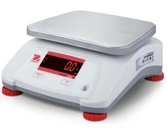 Virtuvinės svarstyklės VALOR 2000 valdymo svarstyklės vandeniui atsparus virtuvės maitinimas IP68 LED 3Kg / 0,5g - OHAUS V22PWE3T