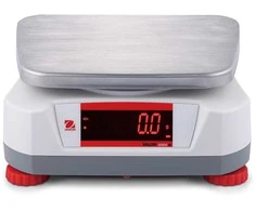 Virtuvinės svarstyklės VALOR 2000 valdymo svarstyklės vandeniui atsparus virtuvės maitinimas IP68 LED 3Kg / 0,5g - OHAUS V22PWE3T